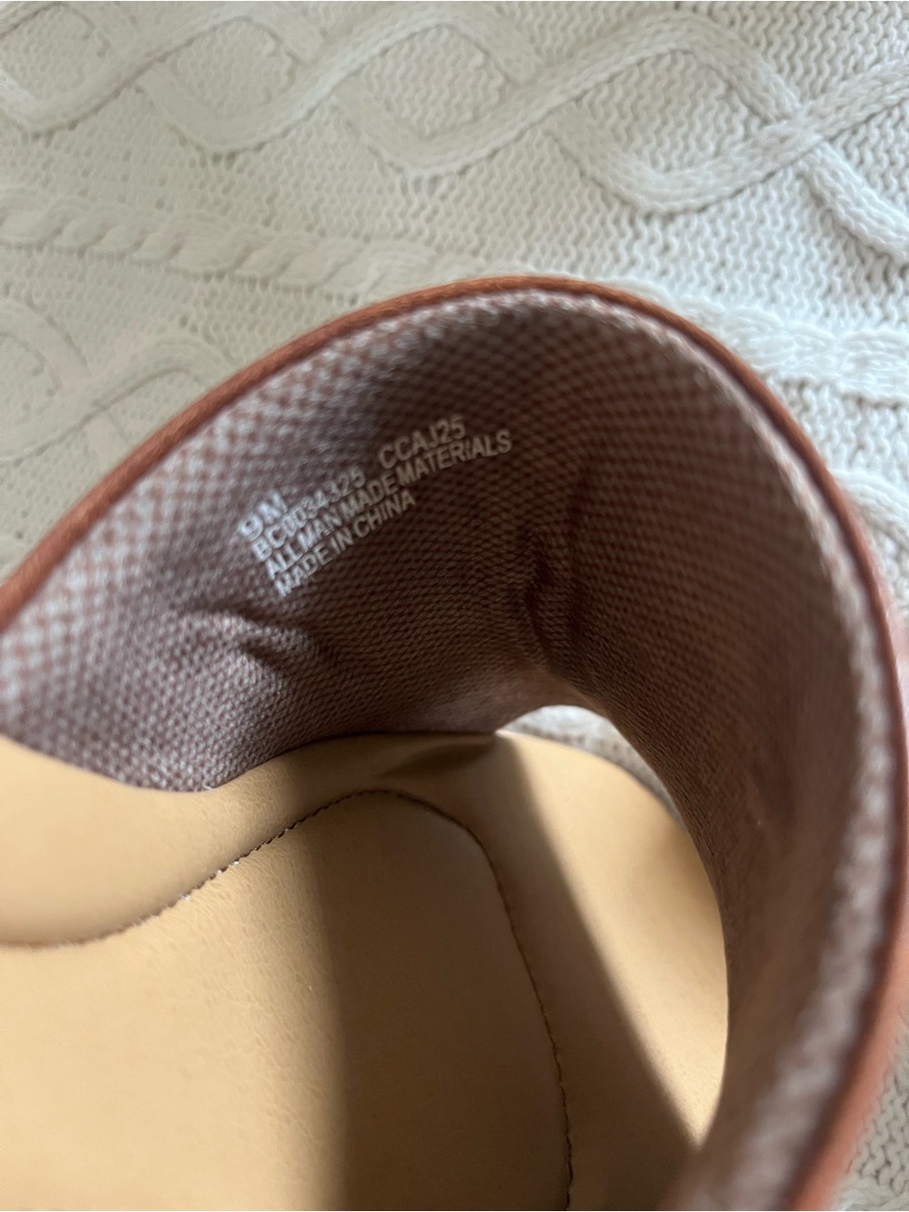 b.o.c. Dark Tan (Brown)”Savia” Wedge Slide Women’s Size 9 - Picture 9 of 13